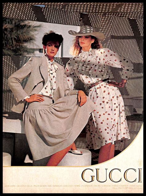 sfilate moda gucci 1980|1980s Gucci Old School Fashion .